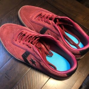 Maroon Suede Converse